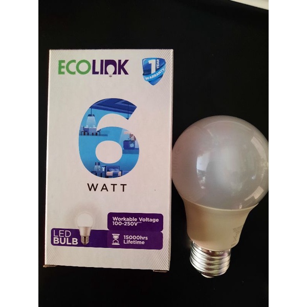 Ecolink LED Bulb 6W E27