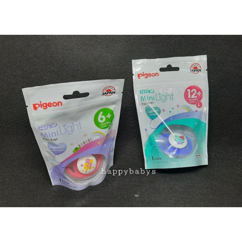 pigeon mini light pacifier