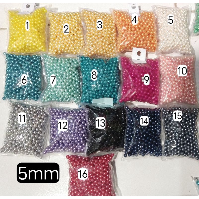 Mutiara ringan 4, 5, 6mm