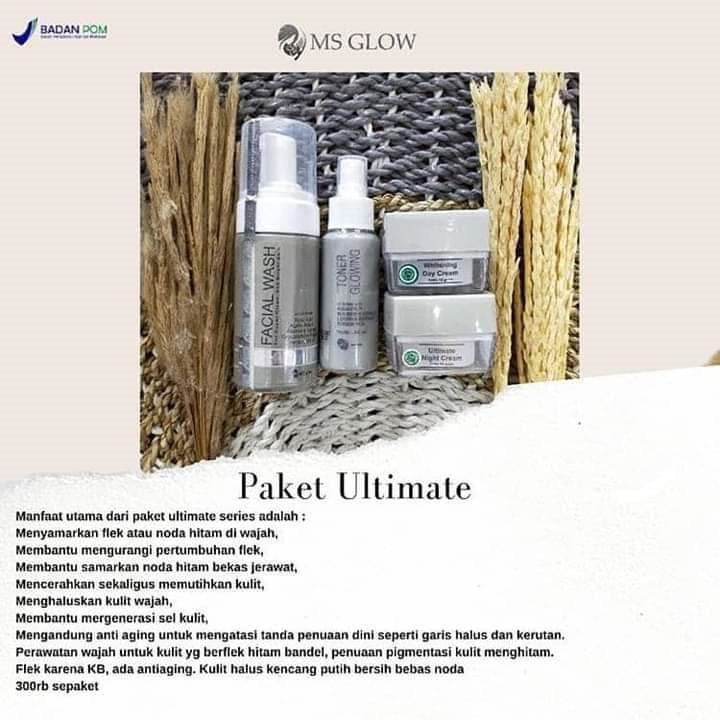 PAKET MS GLOW ORIGINAL PAKET ULTIMATE