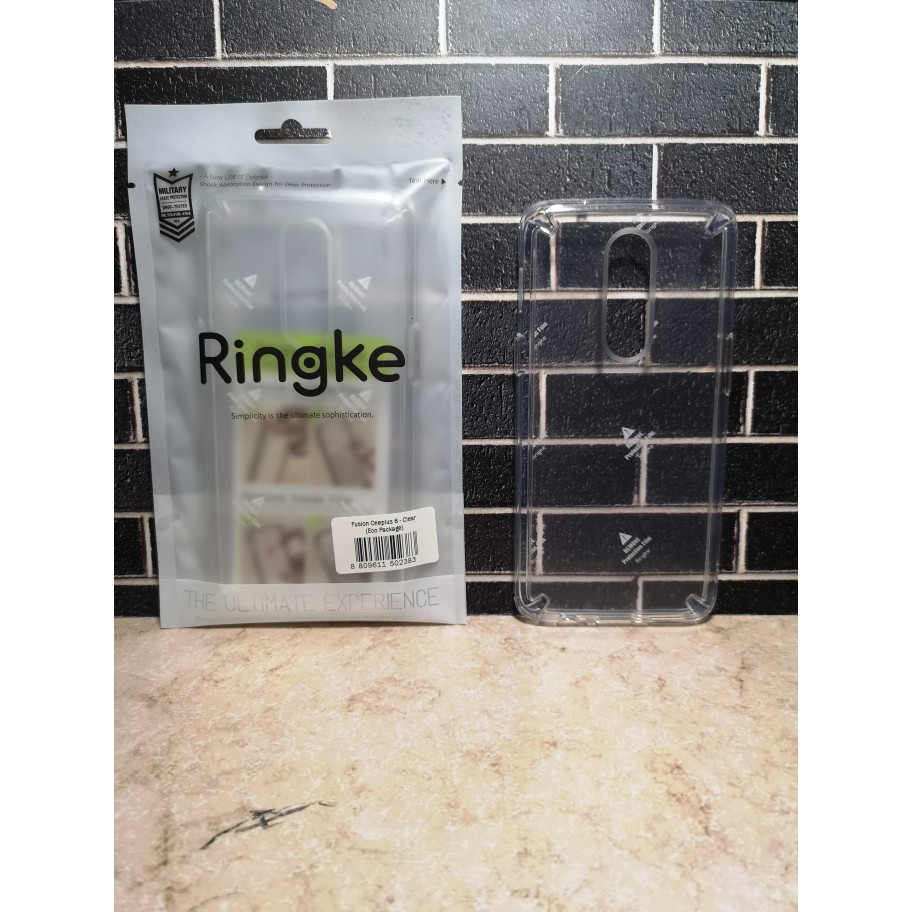 Ringke fusion casing for Oneplus 6 clear