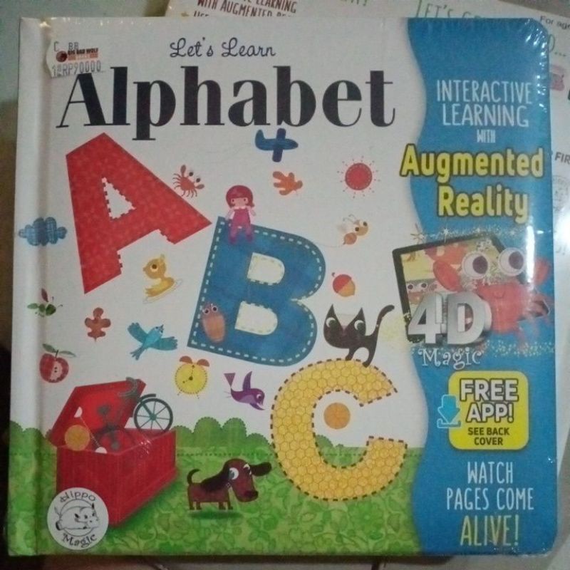 augmented reality alphabet 3D buku big bad wolf interactive learning