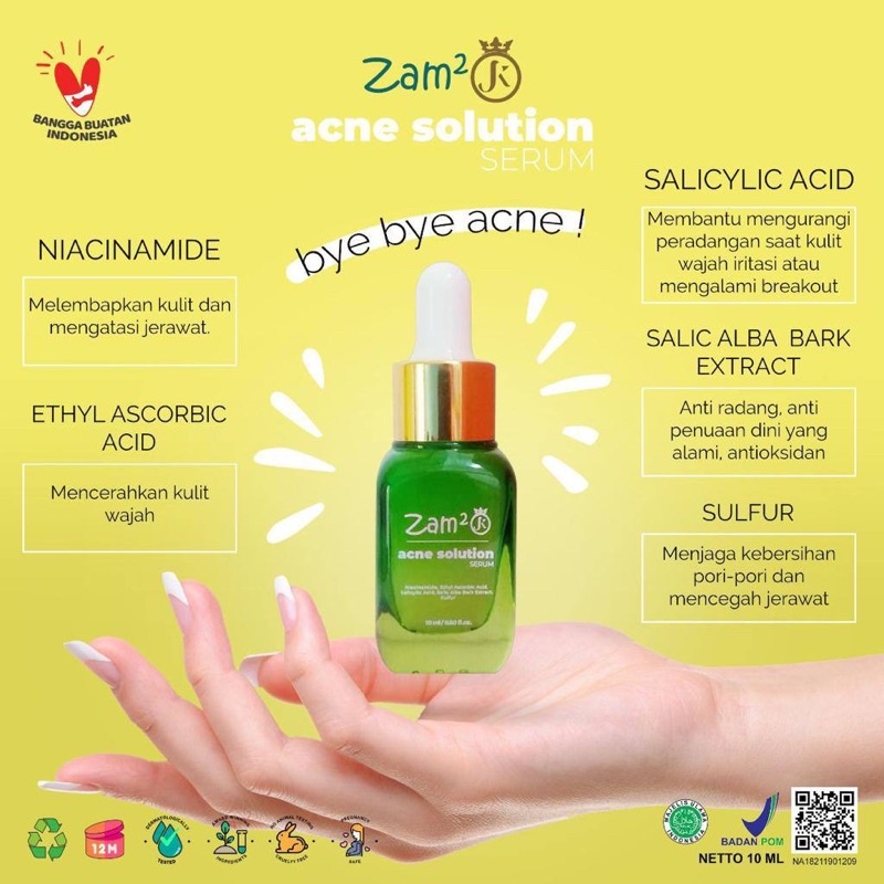 SERUM ZAMZAM ACNE SOLUTION