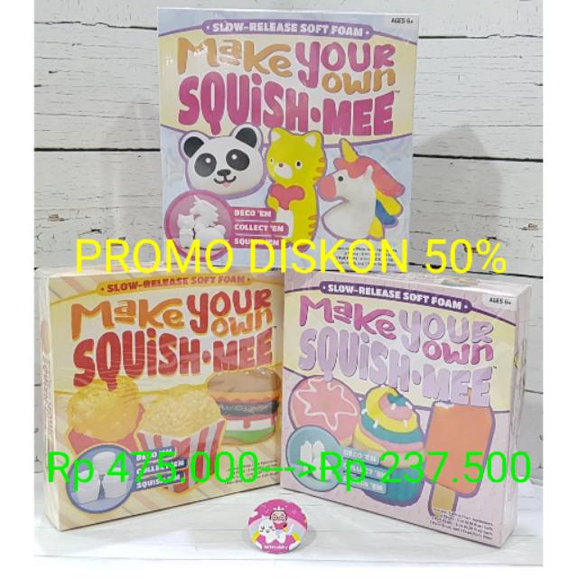 PROMO make your own squishy