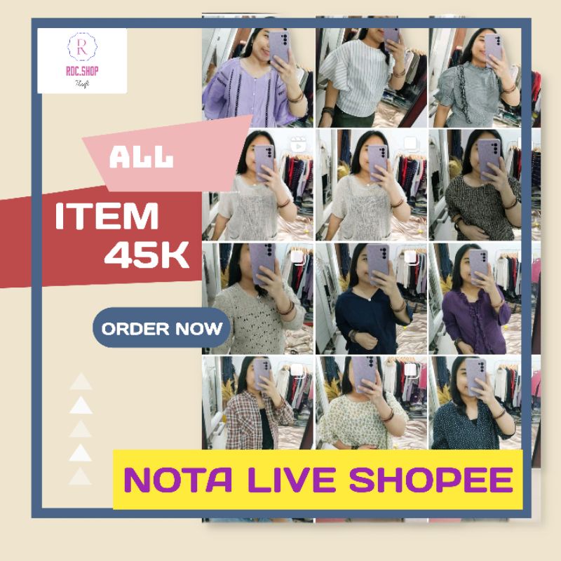 NOTA LIVE SHOPEE