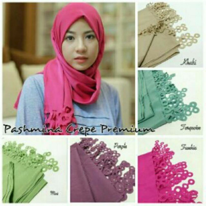 Pasmina Crepe Ring / Ranting