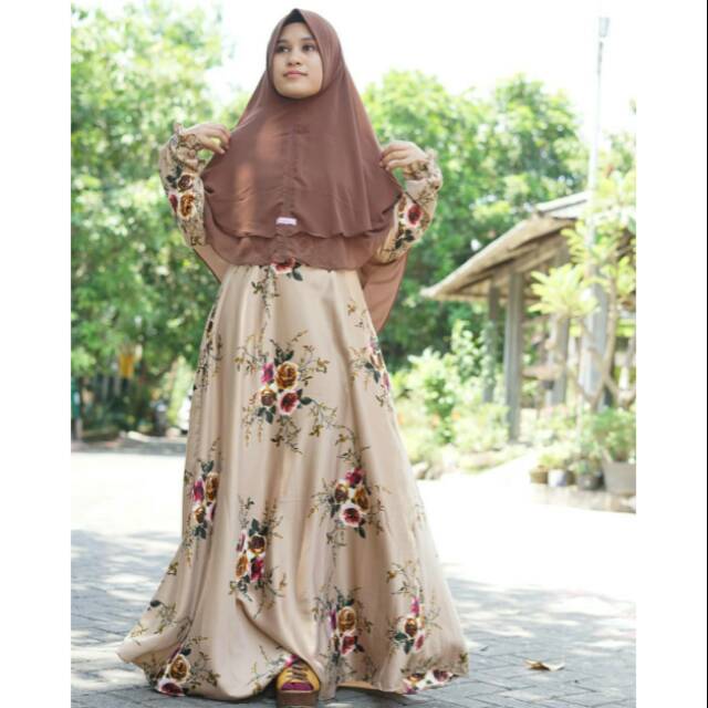 Gamis Aster Coklat
