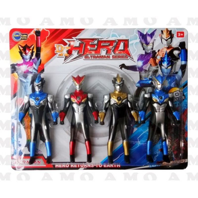 mainan ultramen isi 4pcs