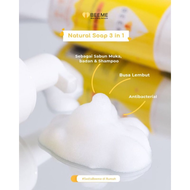 Beeme Natural Soap 3 in 1