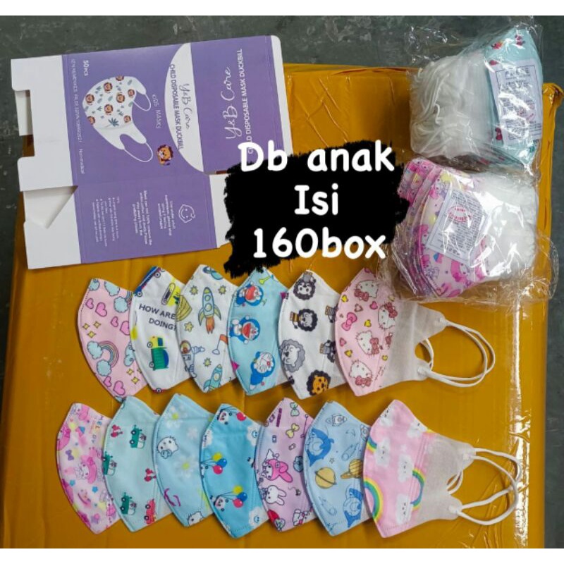 [COD] Masker Duckbil Anak 50pcs