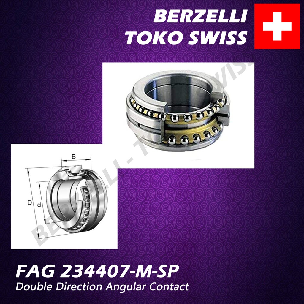 FAG 234407 M SP Double Direction Angular Contact Thrust Bearing