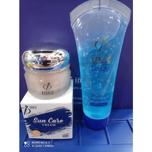 paket pelembab gel+ sunblock