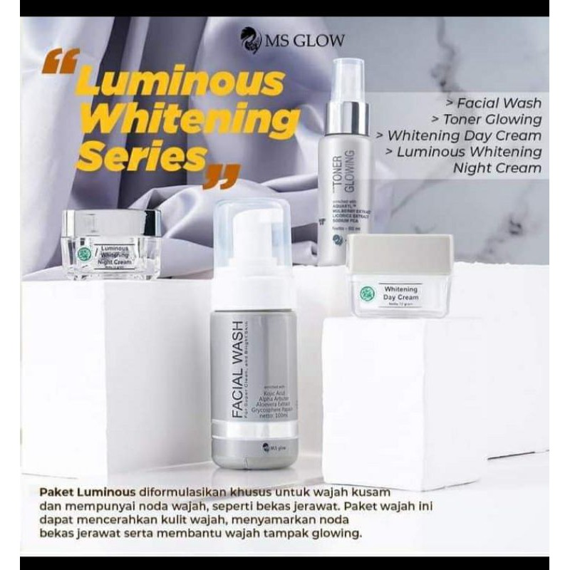Luminios whitening series
