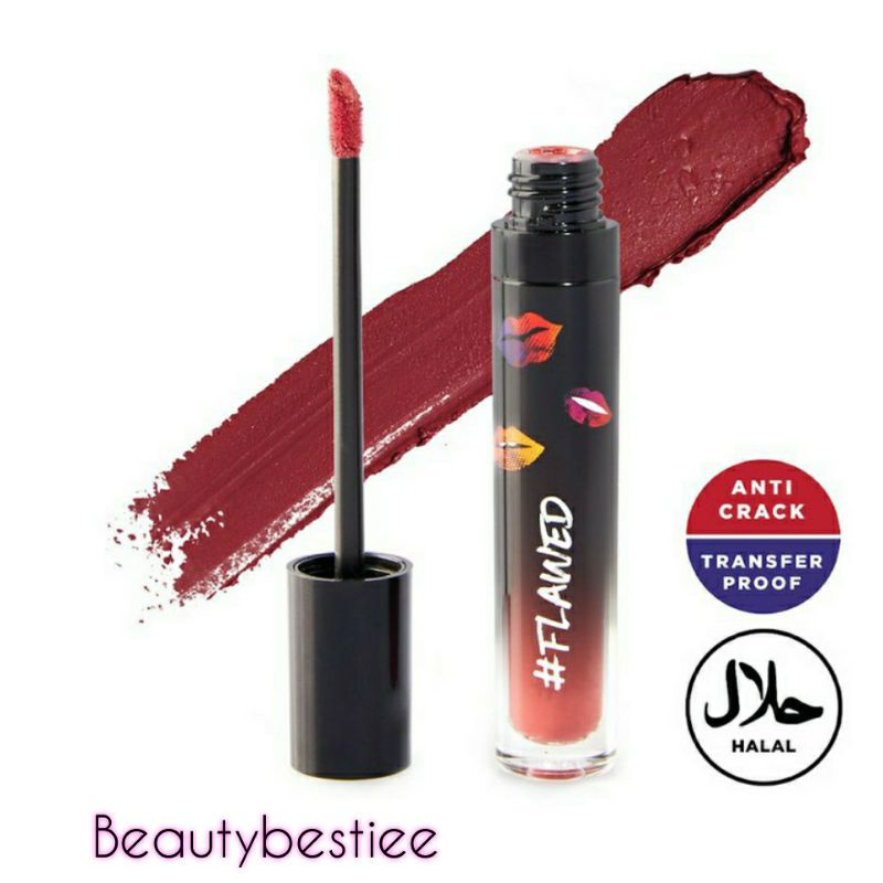 Flawed Lipmatte Rose are pink