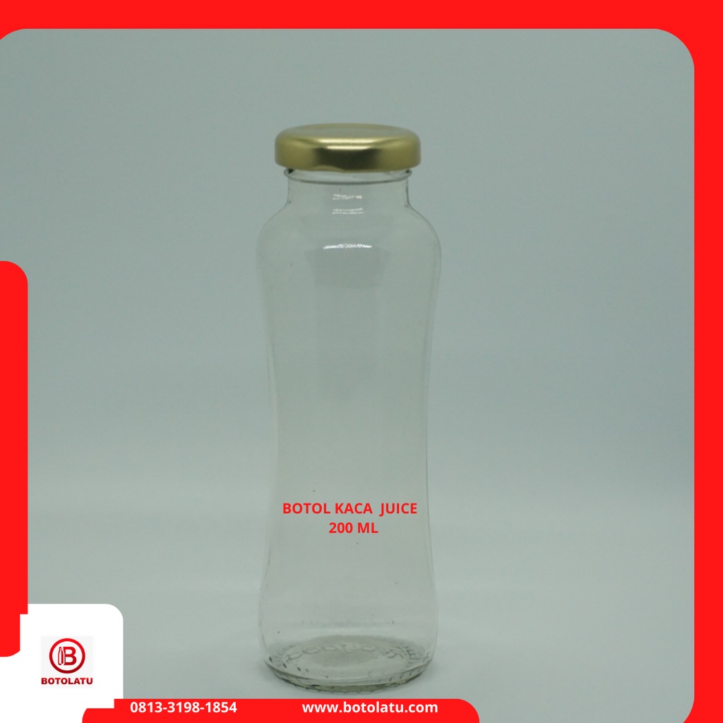 Botol Kaca JUICE 200 ML
