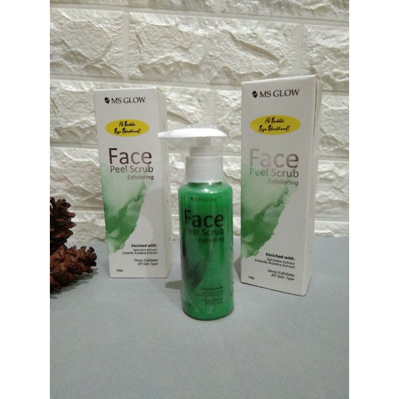 face peel scrub