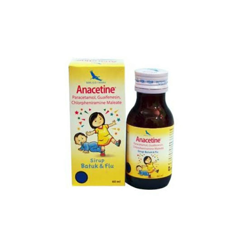 Anacetine Syrup Batuk & Flu 60ml