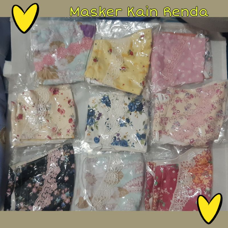 Masker Kain Renda