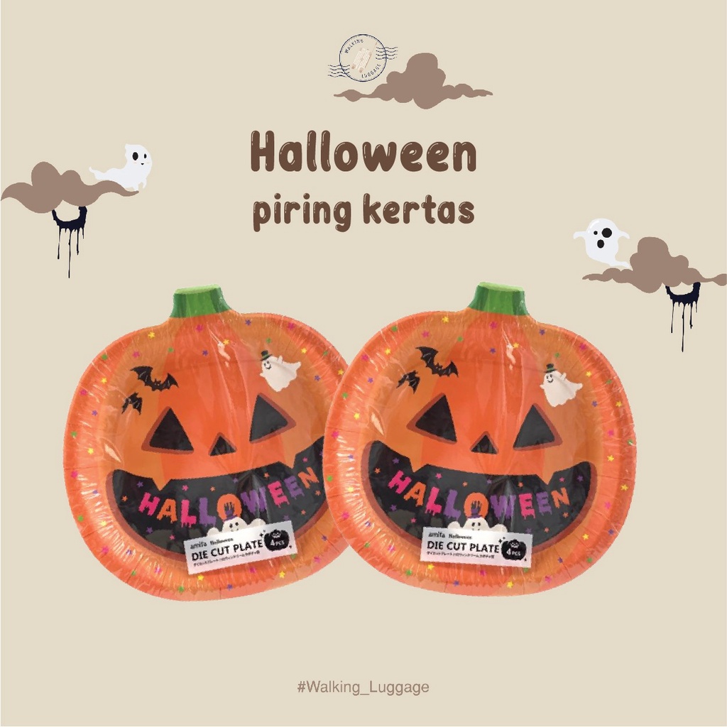 Halloween Piring Kertas