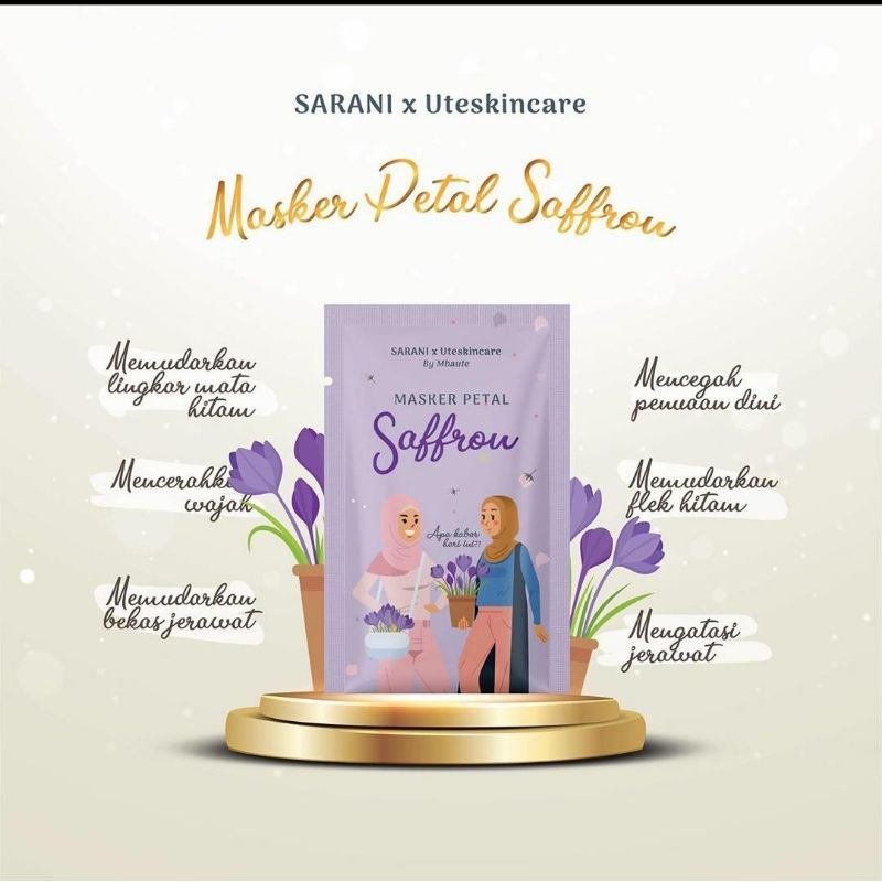 masker petal saffron