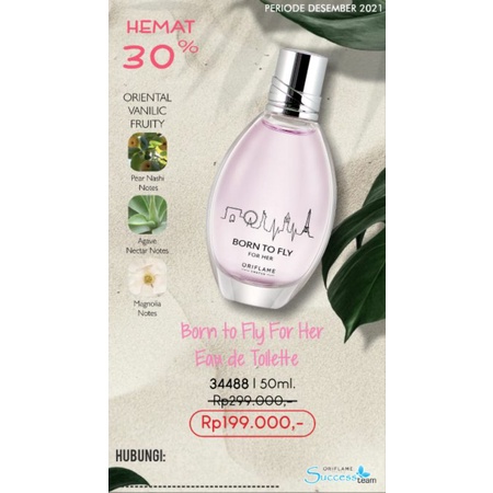 parfum born to fly for her