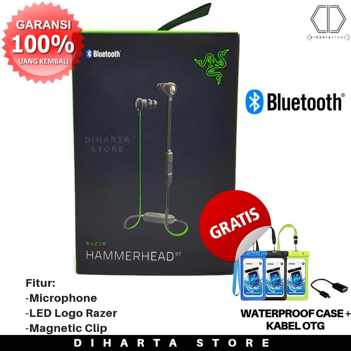 Razer Hammerhead BT Bluetooth Wireless Gaming Earphone / Headset C1