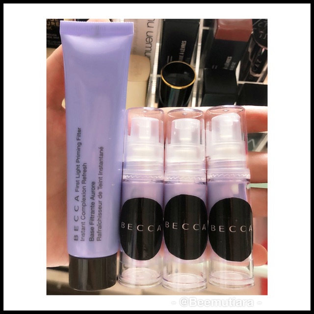Becca first light dan backlight priming filter instant complexion refresh share in jar