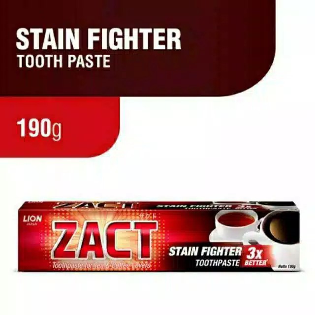 Zact Stain Fighter Toothpaste 190 gr