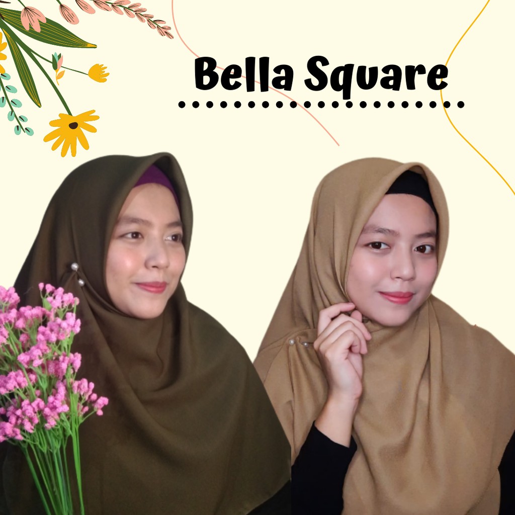 Bella square / Hijab Segi Empat