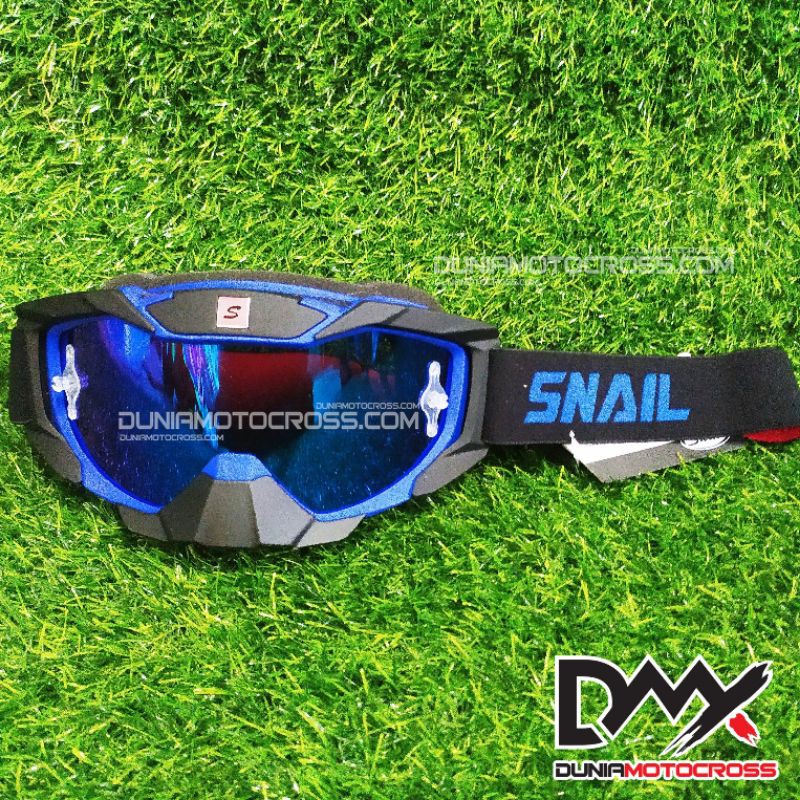 Goggle Snail MX36 Biru