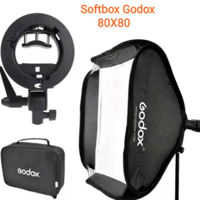 Godox Softbox Flash with S - Type Bracket 80x80cm For Flash Universal