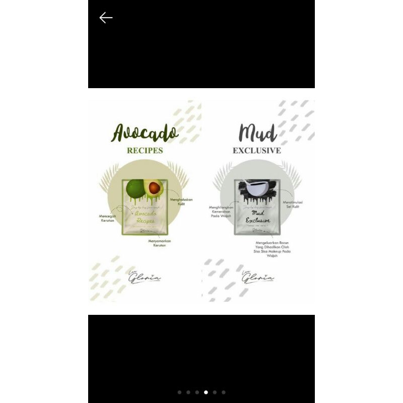Mask bubuk LEA GLORIA