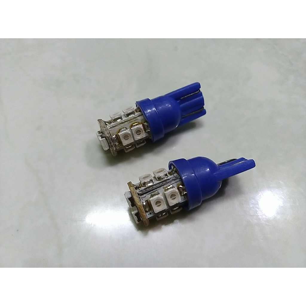 LED T10 Biru 10 SMD 1 Set