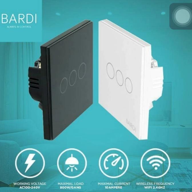 BARDI Smart Wall Switch 3 Gang