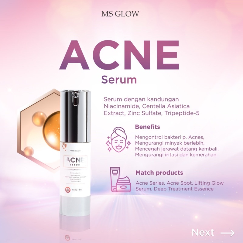 MS GLOW ACNE SERUM