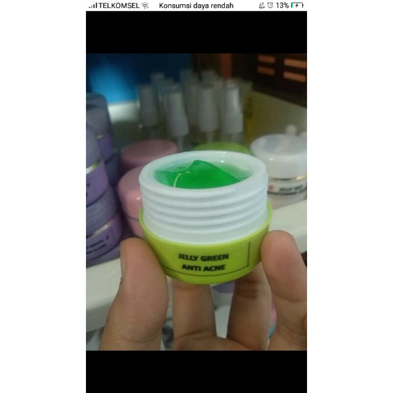 Jelly green acne