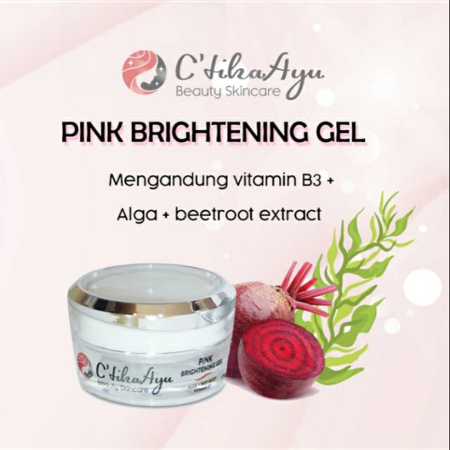 Pink brightening gel