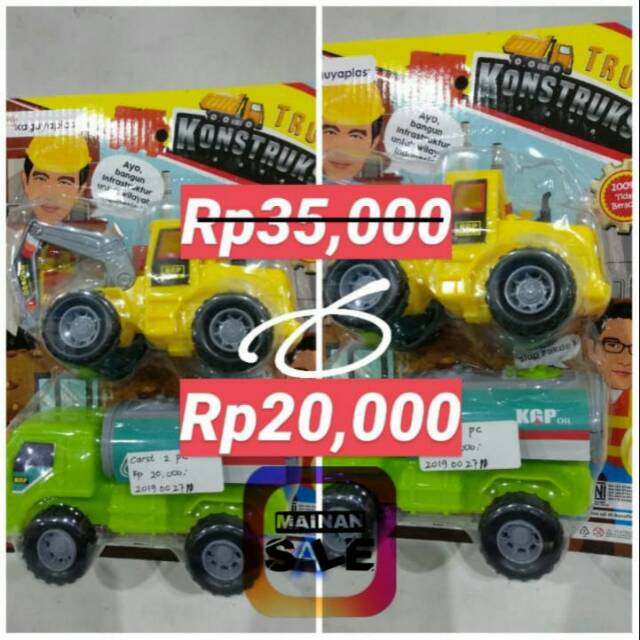 Mainan construction turucks maxstar
