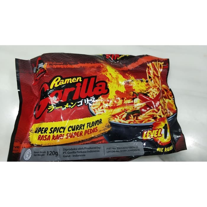 Ramen Gorila Goreng level 1