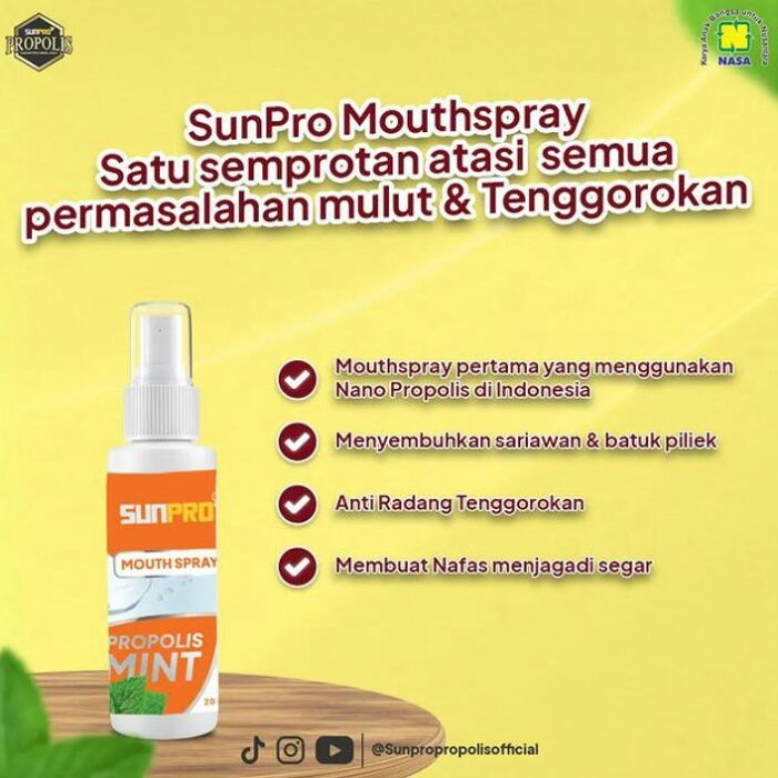 Sunpro Propolis MouthSpray Nasa