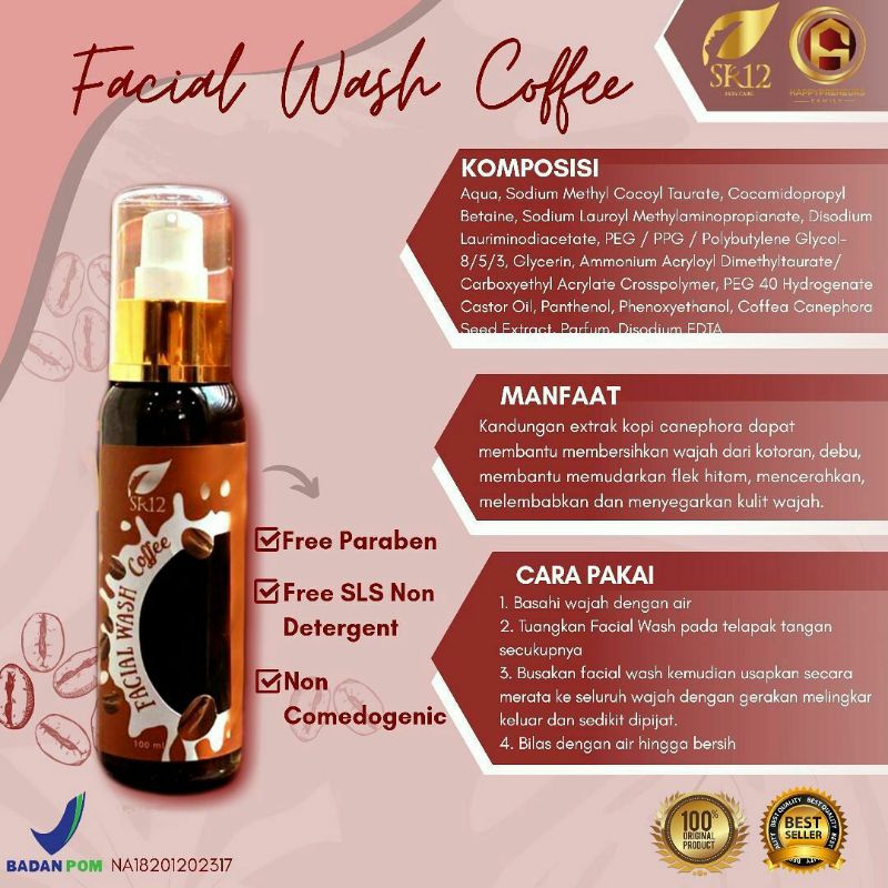 Facial Wash Coffee SR12