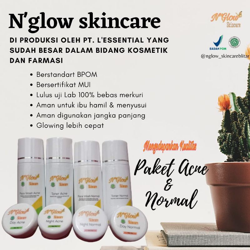 N'glow skincare normal & acne