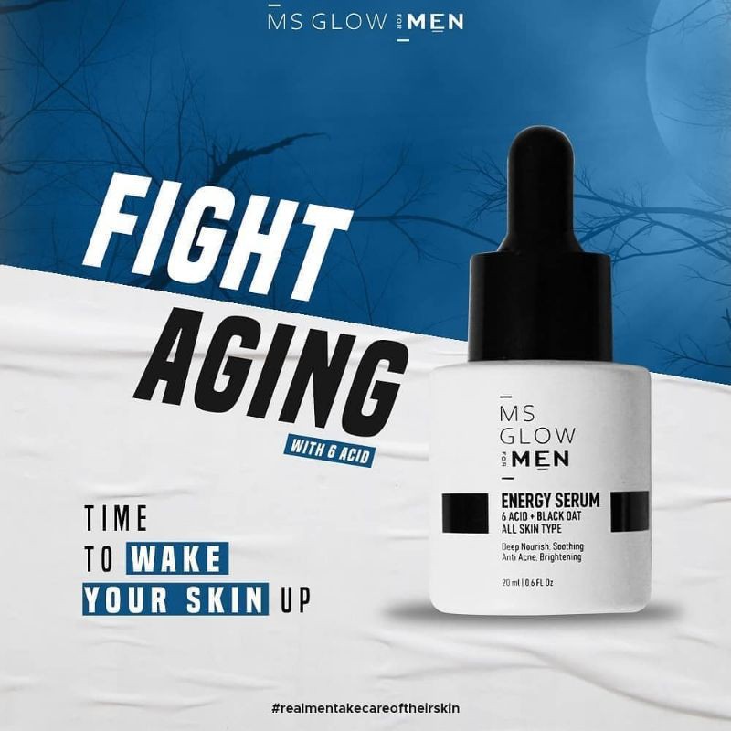 ms glow men serum