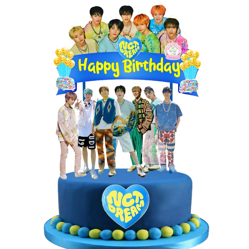 NCT DREAM CAKE TOPPER STANDING