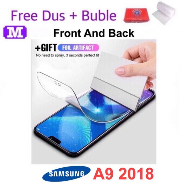 Samsung A9 2018 - MAXFEEL Hydrogel Premium Screen Protector FULL SET