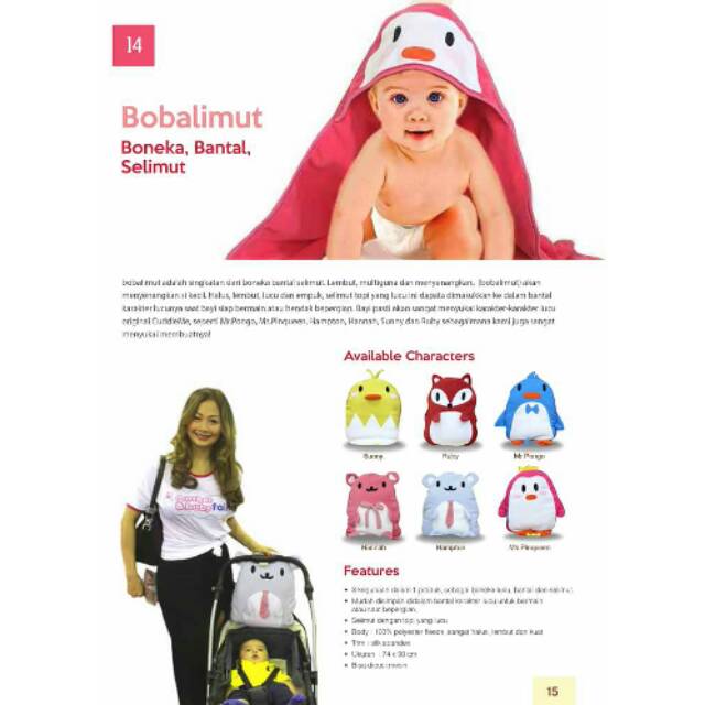 CUDDLE ME BOBALIMUT/BONEKA BANTAL SELIMUT