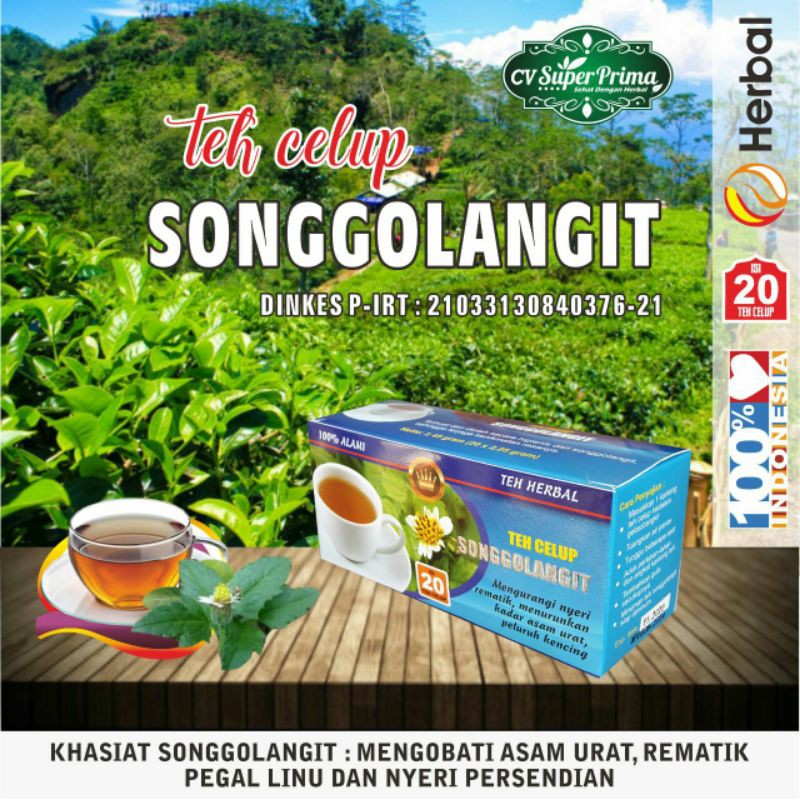 TEH CELUP SONGGOLANGIT