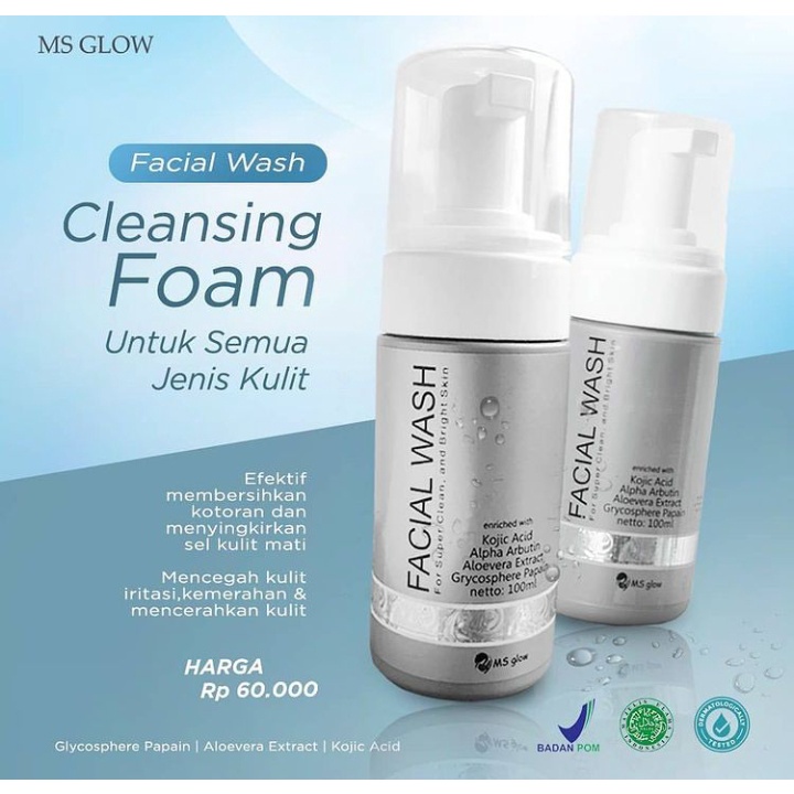Facial Wash MS Glow original