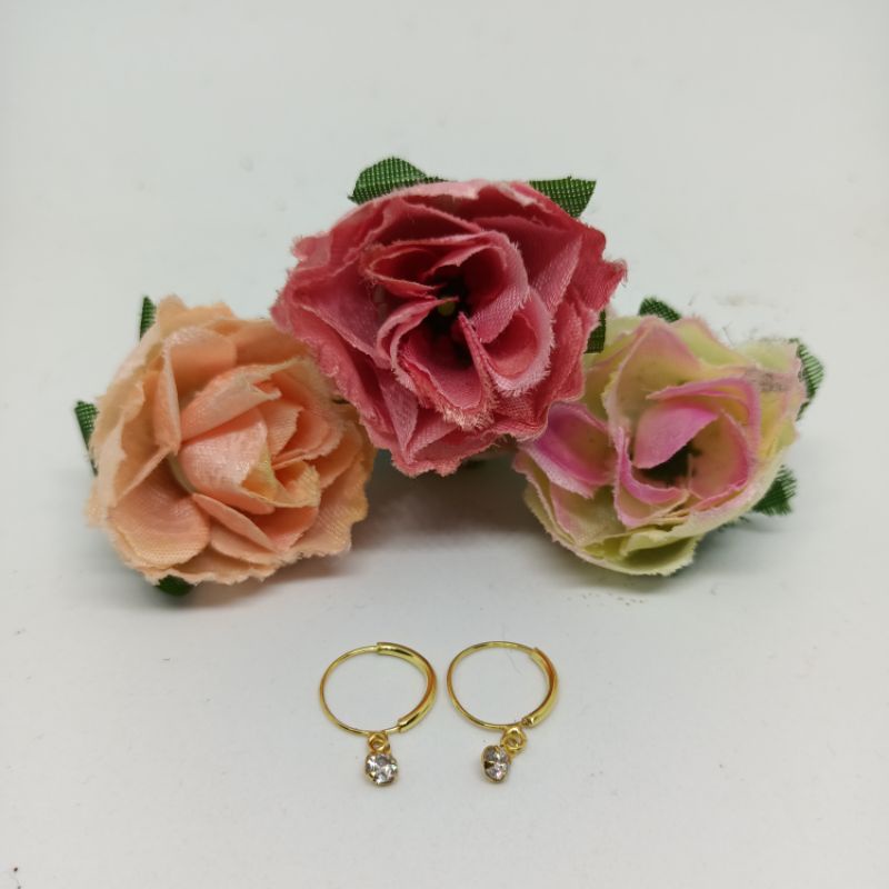 Anting ring mata Emas muda G300