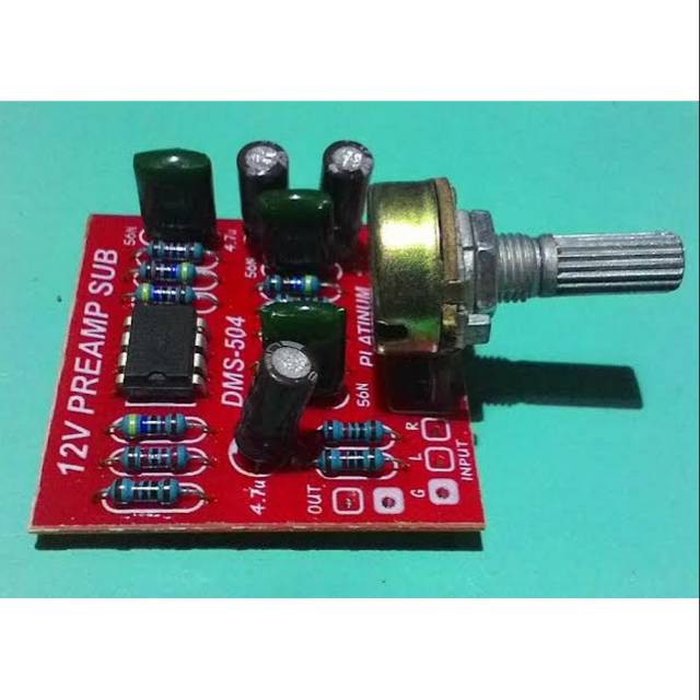 Kit preamp subwoofer dms-504